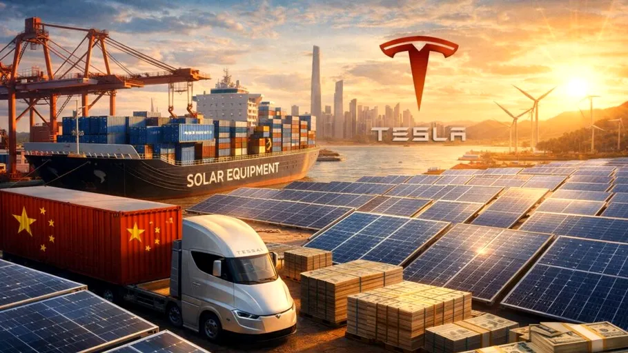 Tesla vrea să cumpere echipamente solare din China pentru o sumă record
