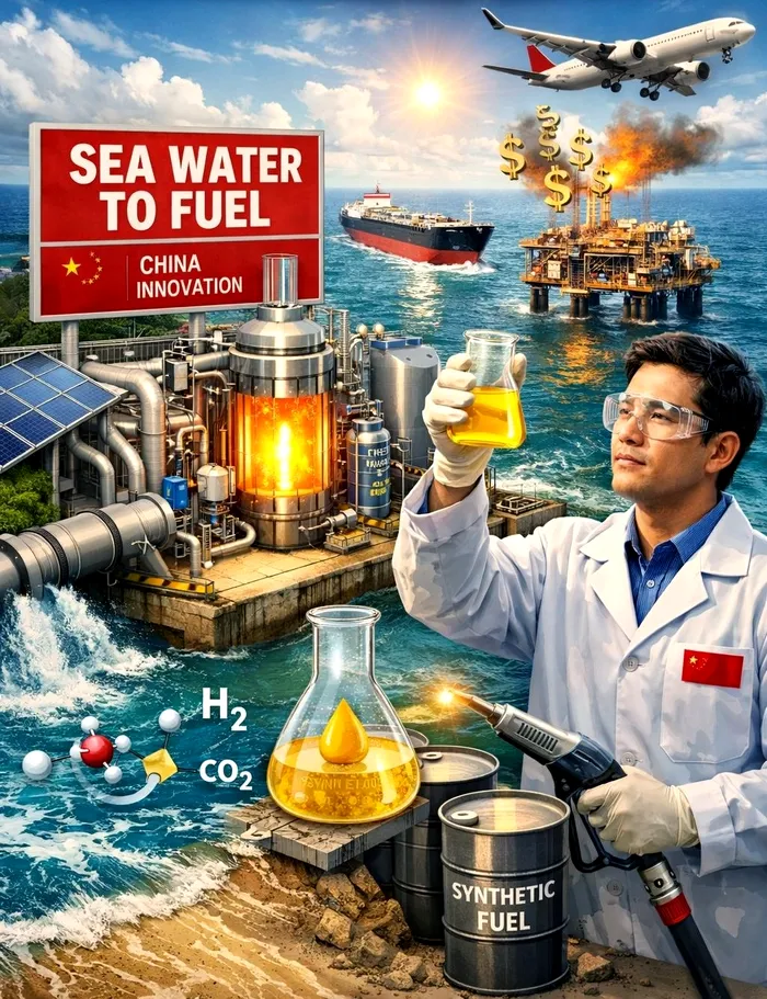 Cum transformă China apa de mare în combustibil la costuri reduse