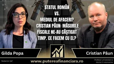 EXCLUSIV. Radiografia unei „curbe periculoase” de sacrificiu fiscal. Profesorul universitar Cristian Păun: „Am evitat la limită un dezastru. Riscam retragerea unor sume uriașe din România”