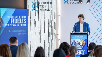 Ministerul Finanțelor a sunat clopoțelul la BVB pentru a patra emisiune de titluri de stat Fidelis din acest an