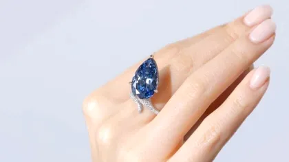 Bijuterie rară: inelul „Mellon Blue”, vândut cu 25 de milioane $